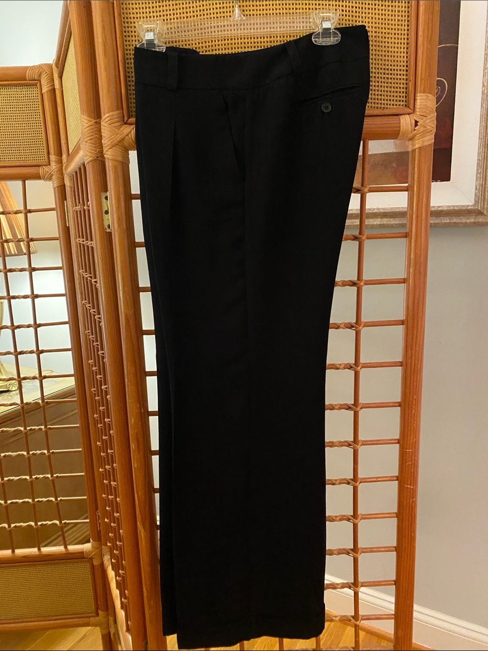 New York & Company Black Wide-Leg Dress Pants